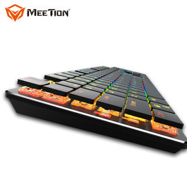 MEETION MK80 Computer Accessories Slim Wired USB Led RGB Backlight PC Arabic Gamer Gaming Mechanical Keyboard