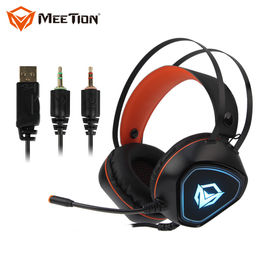HP020 Wired Gamer Earphones Headphones 3.5mm USB Computer Gaming Headset With Noise Cancelling Microphone For Computer