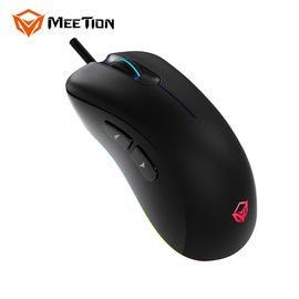 Το αδιάβροχο οδηγημένο ελαφρύ οπτικό RGB συνδεμένο με καλώδιο ποντίκι έξι ποντικιών υπολογιστών MeeTion GM19 το 2020 χτυπά το ποντίκι τυχερού παιχνιδιού